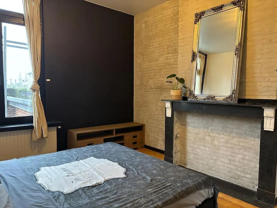 Modern App W. Authentic Features Apartment Antwerp Belgium